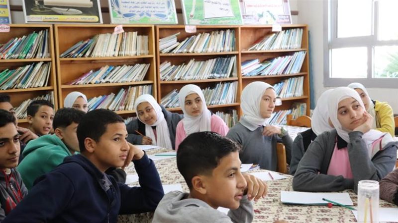 تنظيم 5 ورش بمدرسة