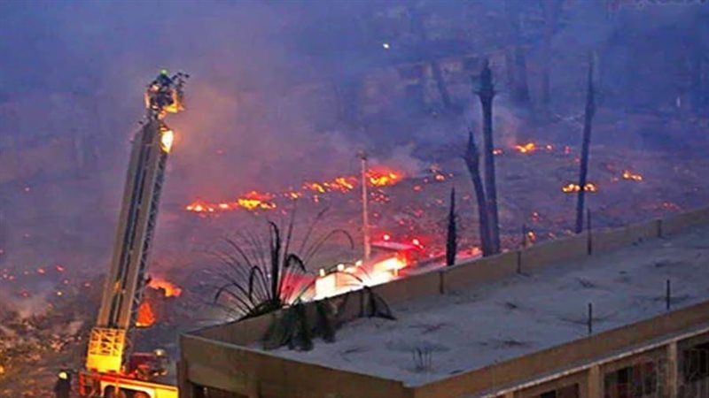 محاصرة النيران في