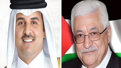 الرئيس الفلسطيني يبحث هاتفيًا مع أمير قطر سبل وقف العدوان الإسرائيلي على قطاع غزة