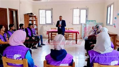 لقاءات تثقيفية لأعضاء أندية التطوع بكفر الشيخ