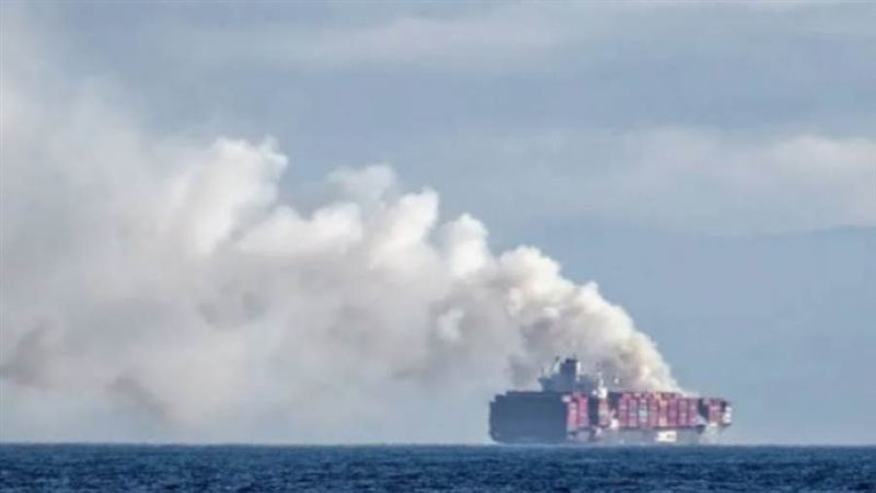 سفينة تعرضت للهجوم