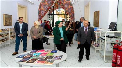 مكتبة مصر العامة تستقبل لجنة من مركز الخدمات الإلكترونية والمعرفية بالأعلى للجامعات