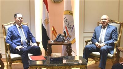 وزير النقل يبحث مع السفير الإسباني بالقاهرة التعاون في مجال إدارة وتشغيل محطات بالموانئ 