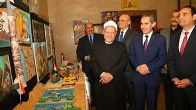 محافظ الغربية والمفتي يفتتحان معرض ذكرى انتصارات العاشر من رمضان بالمركز الثقافي بطنطا