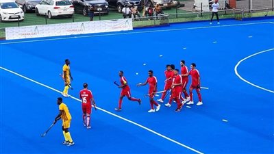 منتخب الهوكي يفوز على غانا ويتأهل لنهائي دورة الألعاب الأفريقية