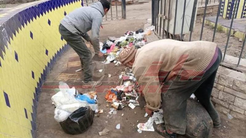 رفع مخلفات القمامة