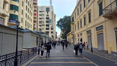 «التنسيق الحضارى» يعيد إحياء شارع النبي دانيال بالإسكندرية