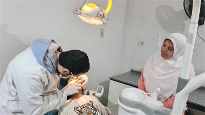 الكشف على ١٢٩٤ مواطنًا فى قافلة طبية مجانية بقرية كفر السابي بالبحيرة