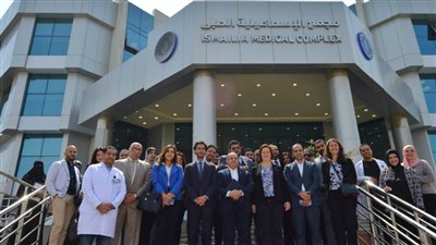 وفد فرنسي يزور مستشفيات الإسماعيلية