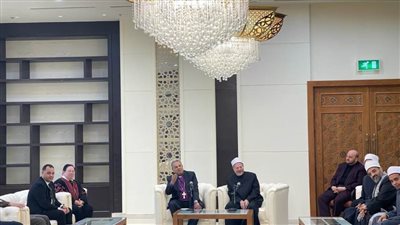 مفتي الجمهورية يستقبل وفدًا من رئاسة الطائفة الإنجيلية للتهنئة بعيد الفطر المبارك