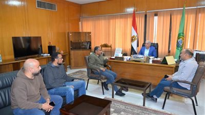 السكرتير العام لمحافظة الإسماعيلية يستقبل لجنة من وزارة التنمية