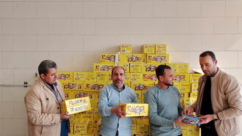 ضبط 15000عبوة مواد