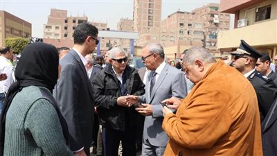 محافظ القليوبية ورئيس الشركة القابضة يتابعان لموقع حريق محطتي صرف صحي والخصوص والقلج