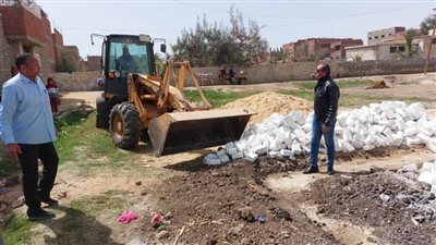 ترشيد الكهرباء وإزالة 12 تعد على 16 قيراط ببني سويف