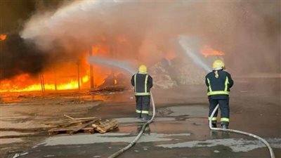 عاجل | السيطرة على حريق شب بإحدى شركات الغاز بالقاهرة الجديدة