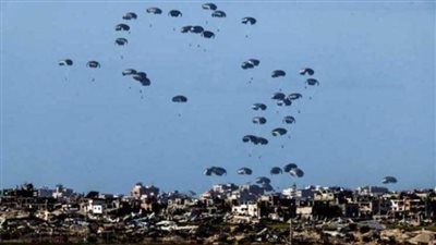 القيادة الأمريكية : أنزلنا مساعدات شمال غزة