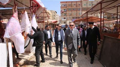 نقل وتسكين الباعة الجائلين من شوارع عاصمة كفر الشيخ