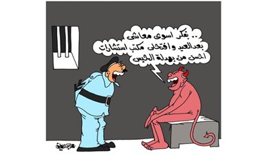 كاريكاتير رمضان .. كل يوم فنان .. الفنان محمد عبداللطيف