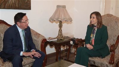 وزيرة الثقافة تلتقي سفير جمهورية كازاخستان لبحث آليات دعم التعاون الثقافي بين الجانبين
