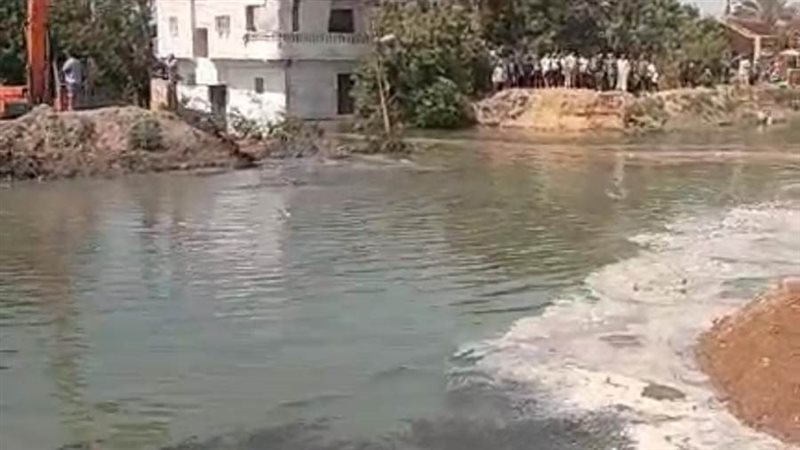 سقوط جسر بعزبة الكوبانية