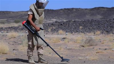 مركز الملك سلمان للإغاثة ينتزع 513 لغمًا في اليمن خلال الأسبوع الرابع من مارس الماضي عبر مشروع 