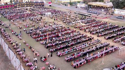 المنطقة الجنوبية العسكرية تنظم إفطارًا جماعيًا لأكثر من 8 آلاف أسرة بالصعيد