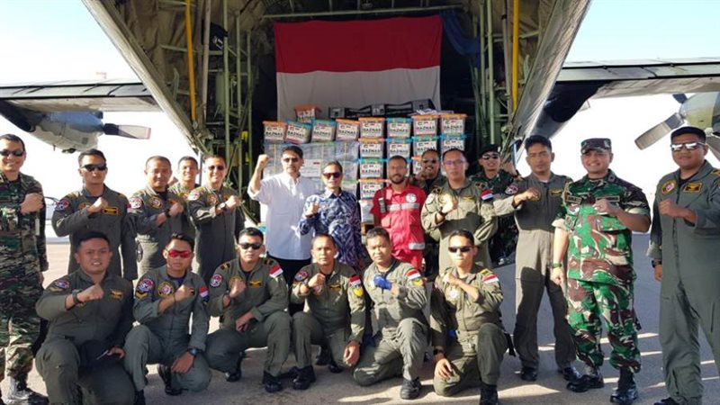 إندونيسيا ترسل مساعدات