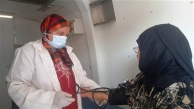 علاج 1012 بقرية العجرة ببا ضمن حياة كريمة