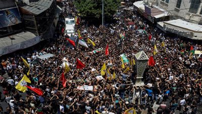 مسيرة حاشدة في يعبد منددة بإعدام الشهيد القنيري وبجرائم وعدوان الاحتلال في الضفة والقطاع