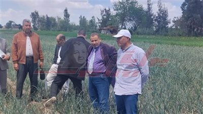 محافظ كفر الشيخ يتابع جهود مديرية الزراعة في تنظيم قافلة زراعية بمركز قلين