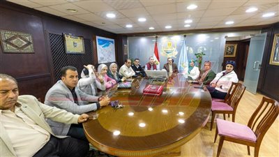 اجتماع موسع لمتابعة مناقشة مقترح تطوير الهوية البصرية بكفر الشيخ 