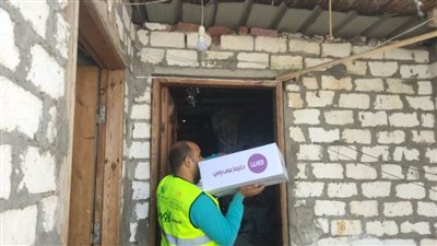 توزيع 800 كرتونة رمضان لدعم الأسر الأولى بالرعاية بالبحيرة