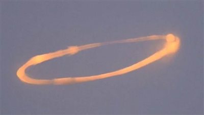 دوائر بركانية في سماء إيطاليا