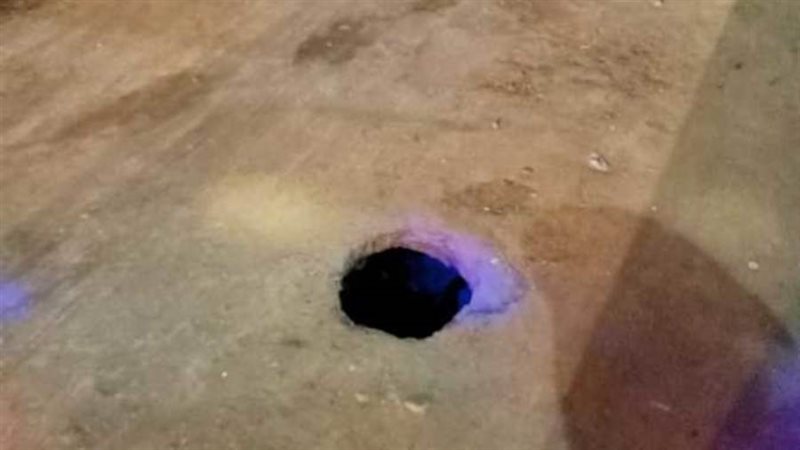 هبوط ارضى بقرية مازورة