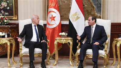 الرئيس السيسي يتبادل التهاني مع الرئيس التونسى