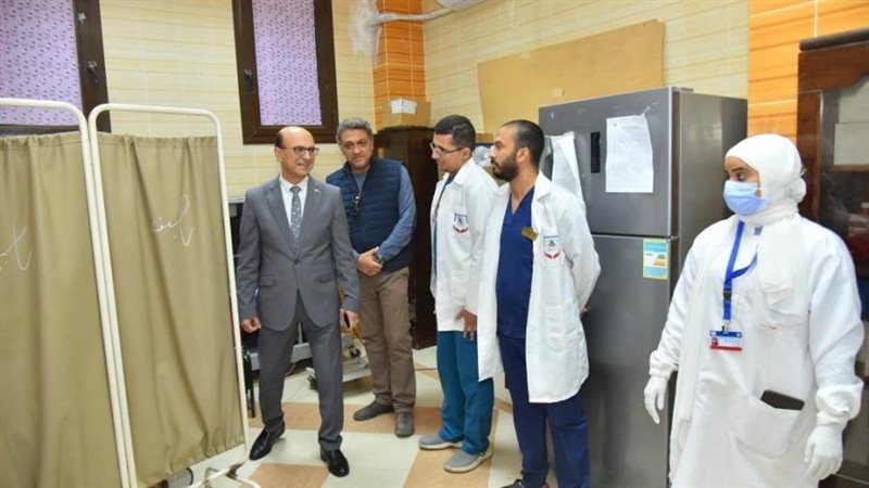 جانب من زيارة رئيس