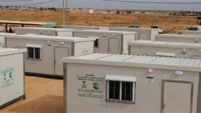مركز الملك سلمان للإغاثة يدشن مشروع تأمين البيوت المتنقلة للاجئين السوريين بمخيم الزعتري في الأردن