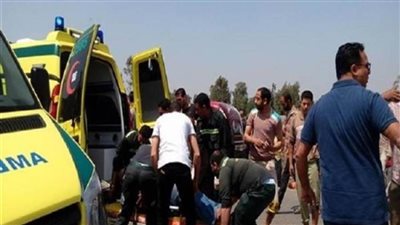 مصرع وإصابة 4 أشخاص في تصادم دراجتين ناريتين بأسوان
