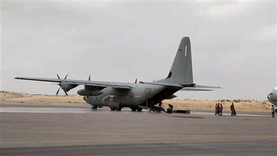 مطار العريش الدولي يستقبل طائرة مساعدات روسية لصالح الفلسطينيين في قطاع غزة