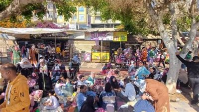 استمرار توافد آلاف المواطنين على حديقة الأسرة والطفولة والرحلات النيلية بدسوق