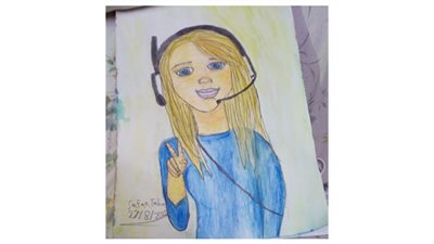 صفاء طه.. رسم بالفم 