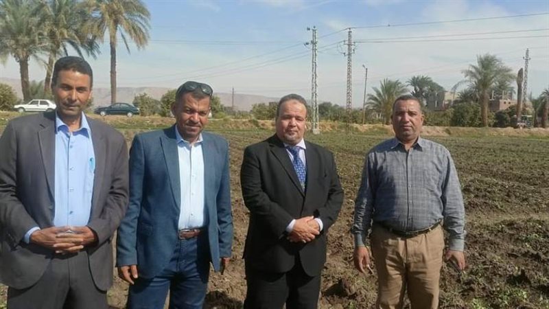 جانب من تفقد زراعات