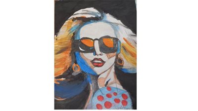 صفاء طه.. رسم بالفم 