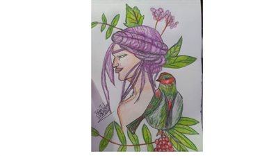 صفاء طه.. رسم بالفم 