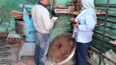 حملات تموينية على المخابز بسمسطا وحملات نظافة بالواسطى