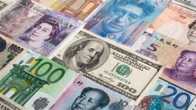 ارتفاع أسعار الدولار والعملات الأجنبية والعربية مقابل الجنيه خلال تعاملات اليوم