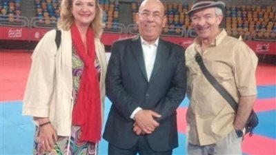 رئيسا الاتحادين المصري والدولي للكاراتيه يتفقدان استعدادات بطولة 