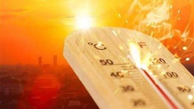 عاجل.. ٣ نصائح من الأرصاد الجوية نظرًا لارتفاع الحرارة والرياح المثيرة للأتربة