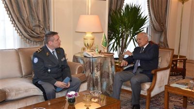 أبو الغيط يستقبل رئيس بعثة الأمم المتحدة لمراقبة الهدنة
