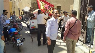 لتسهيل حركة المرور.. حملات مكثفة لرفع الاشغالات في 4 مراكز بالمنيا